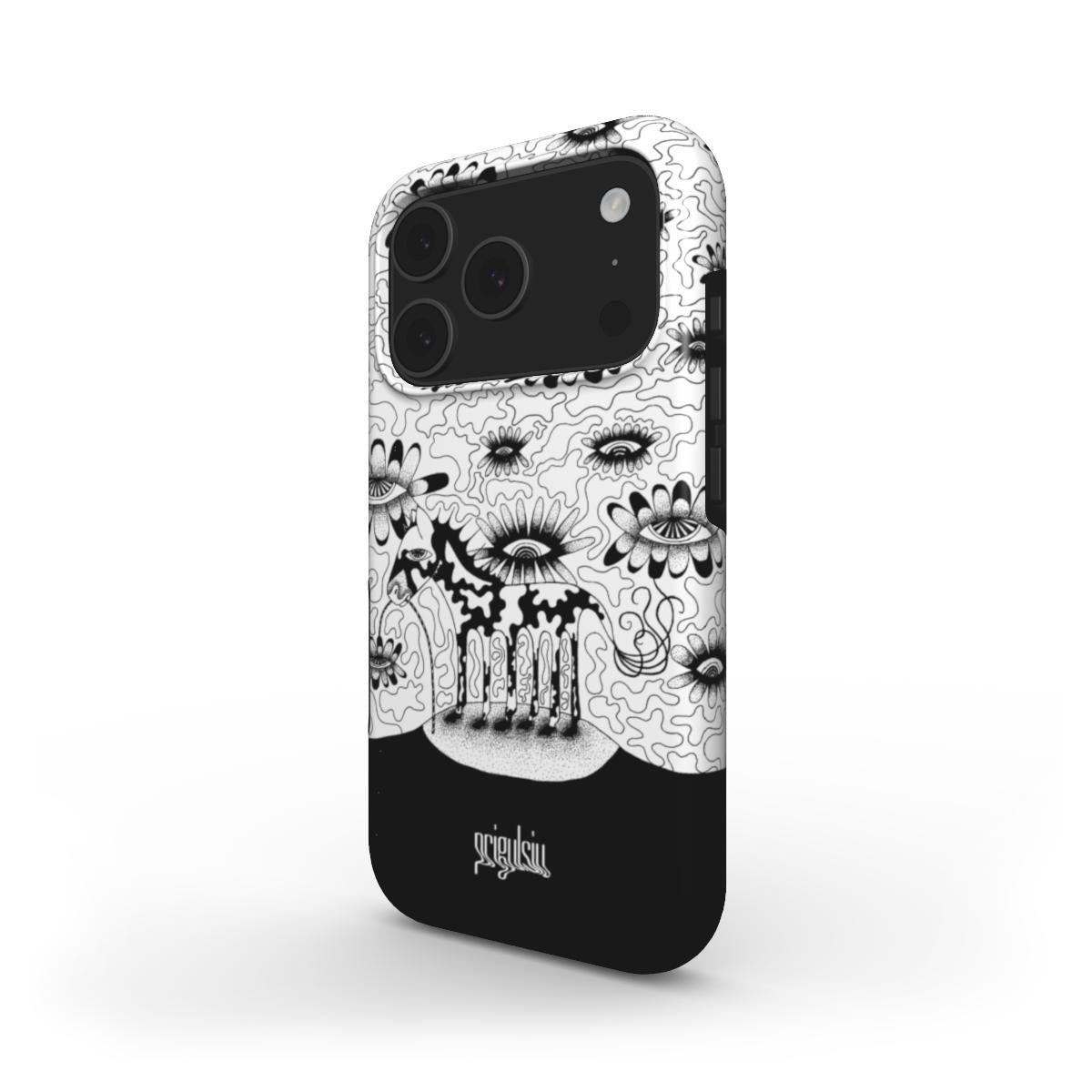 NOT ENOUGH LEGS - Tough Phone Case black & white