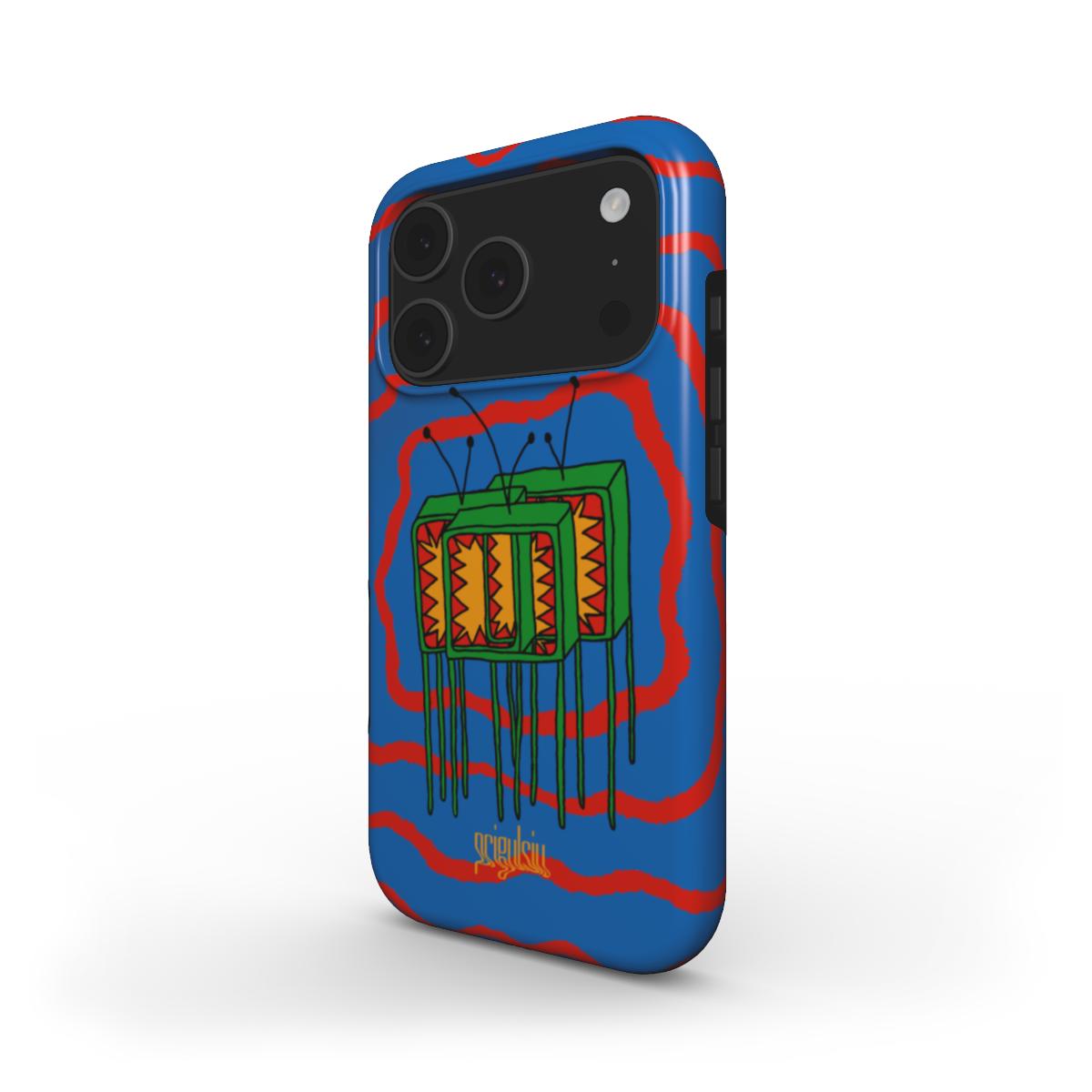 DON'T TOUCH MY TV - MagSafe Tough Phone Case