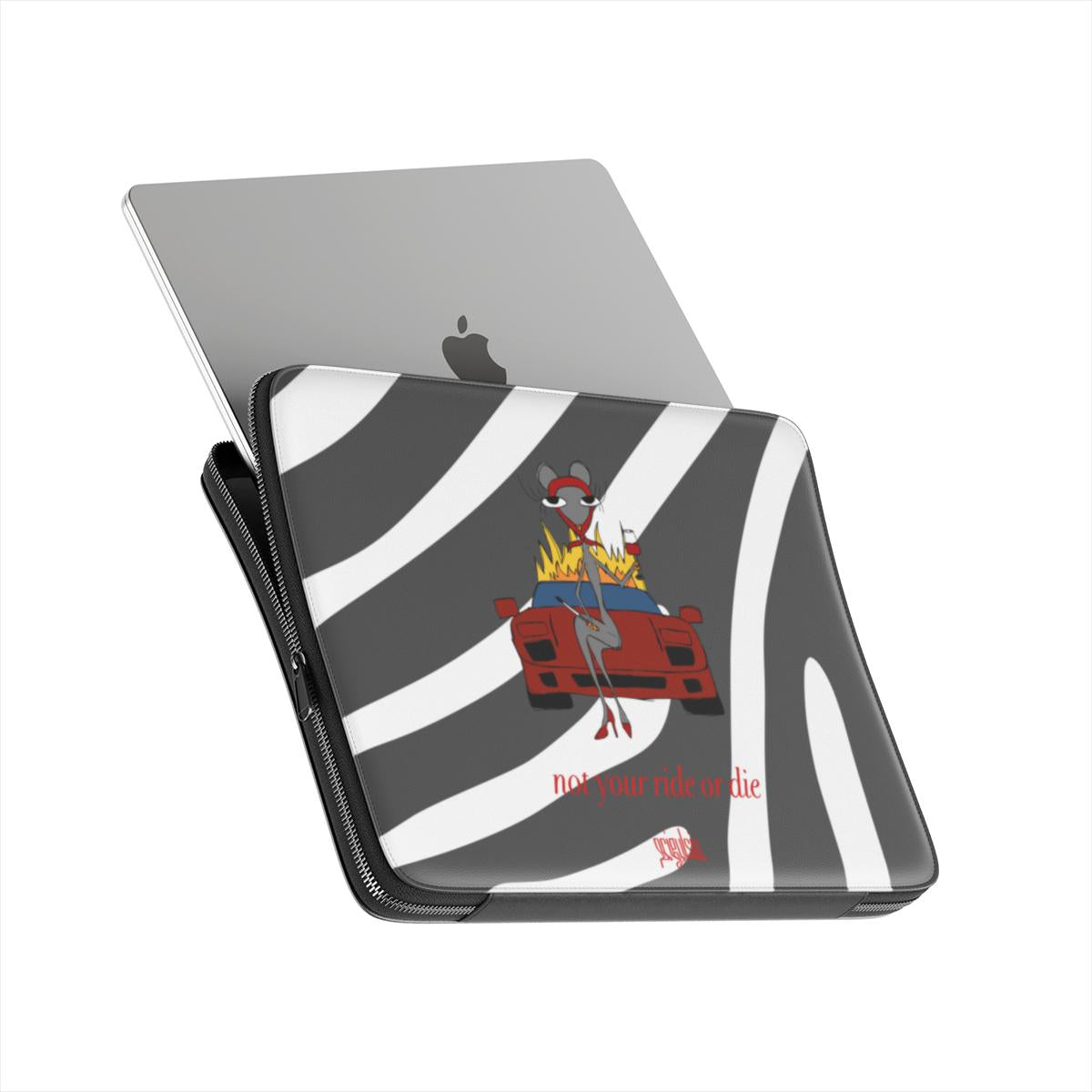 NOT YOUR RIDE OR DIE - Premium Laptop Sleeve