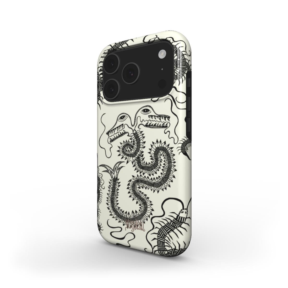 BUG FISH - Tough Phone Case black & white