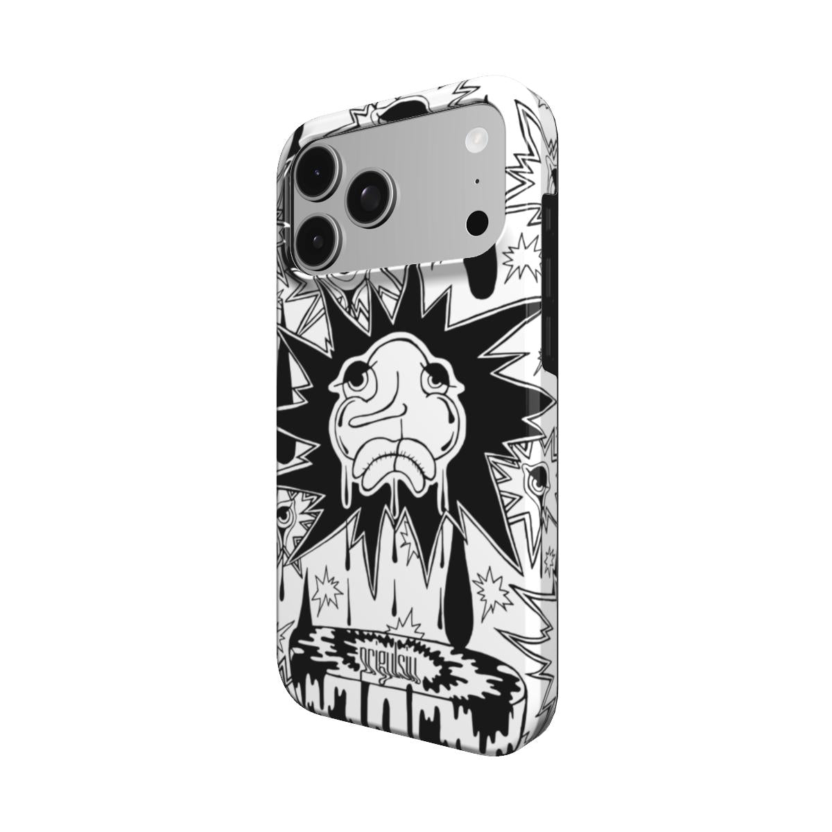 CROCODILE TEARS - MagSafe Tough Phone Case black & white