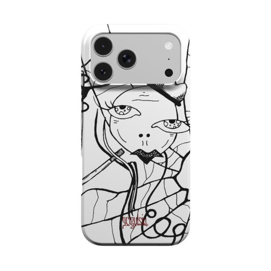 CIGS & CHICKS - Tough Phone Case black & white