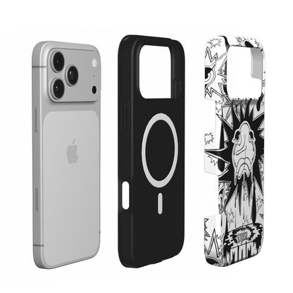 CROCODILE TEARS - MagSafe Tough Phone Case black & white