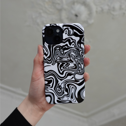 HYPNOSIS - Snap Phone Case black & white