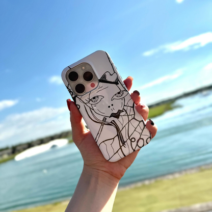 CIGS & CHICKS - Tough Phone Case black & white