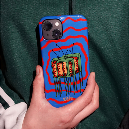 DON'T TOUCH MY TV - MagSafe Tough Phone Case
