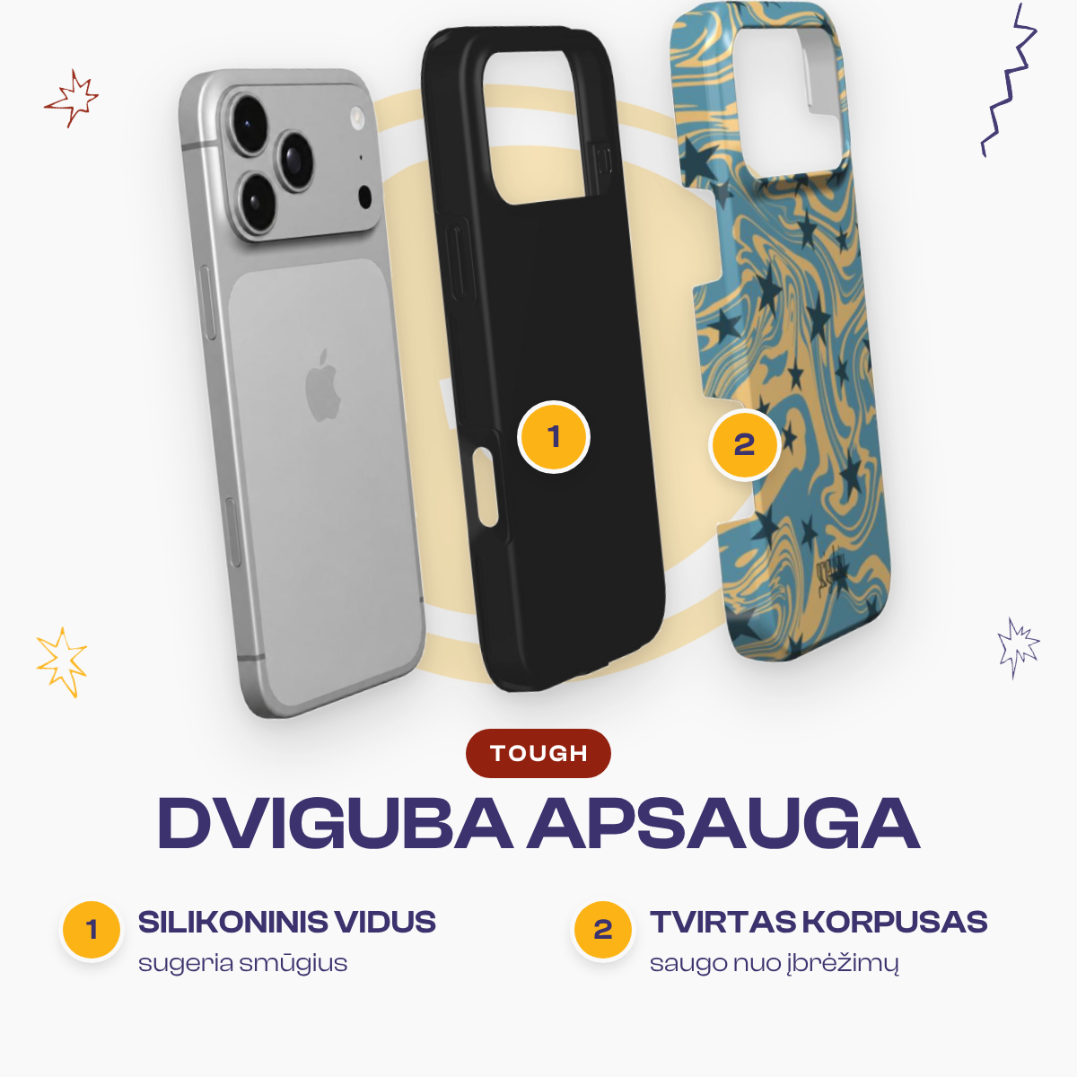 NOSTALGIC SKY - Tough Phone Case colour