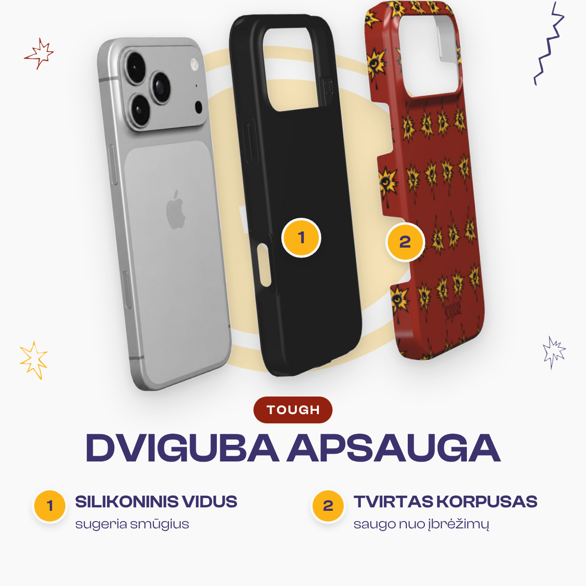 CROCODILE EYES - Tough Phone Case