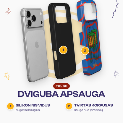 DON'T TOUCH MY TV - Tough Phone Case