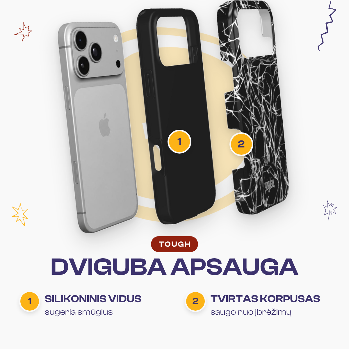 SOMETHING'S SMOKY - Tough Phone Case