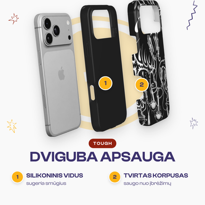 ELECTRIC SPIKES - Tough Phone Case