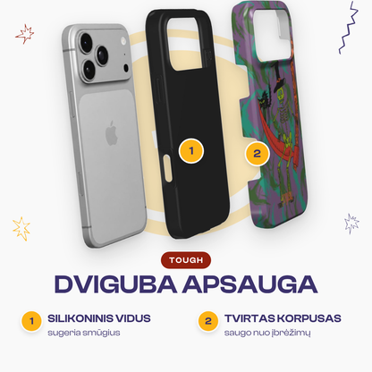 SLICE OF FRIGHT - Tough Phone Case