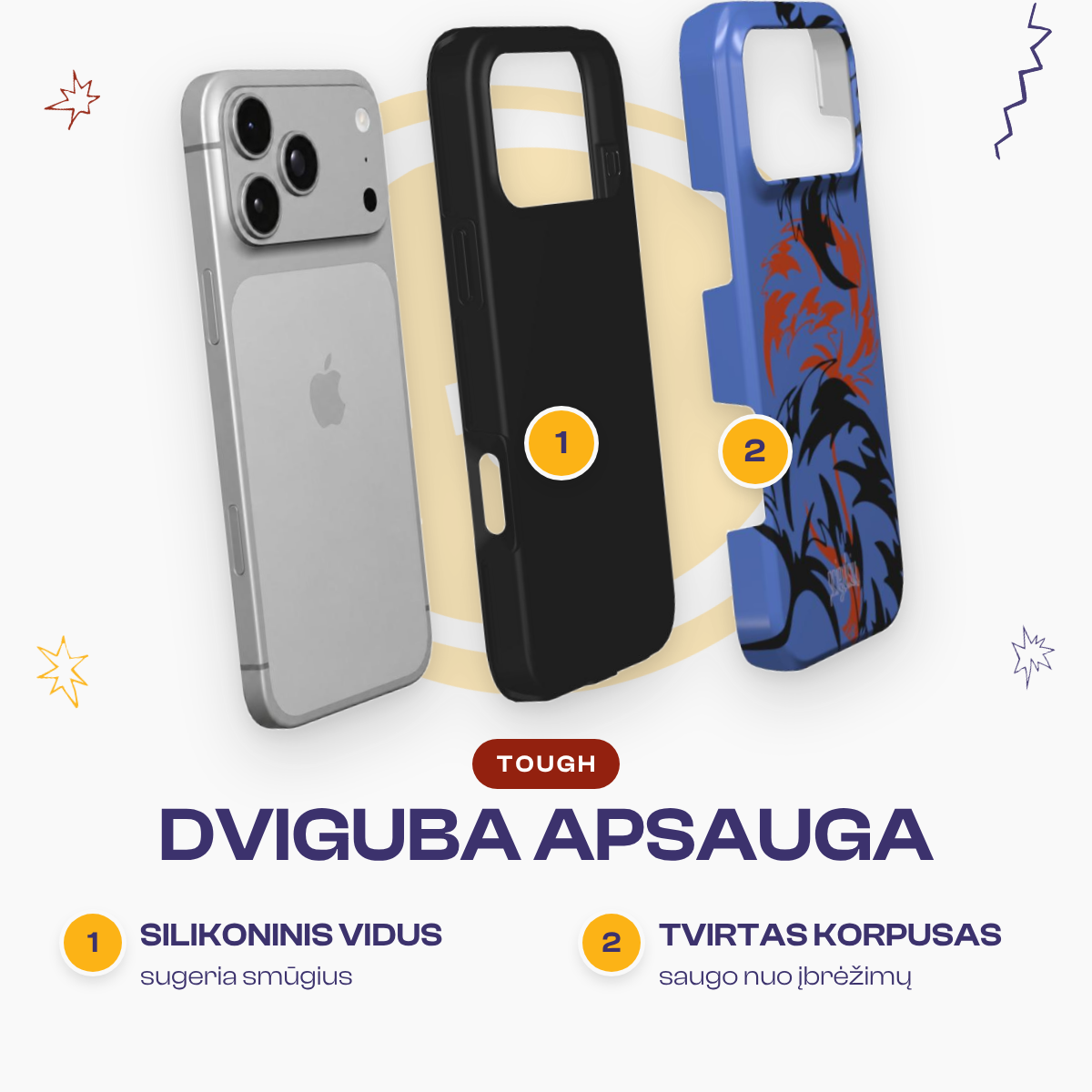 FOLLOW MY TAIL - Tough Phone Case