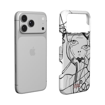 CIGS & CHICKS - Snap Phone Case black & white