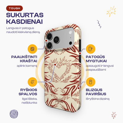 MORE - Tough Phone Case beige