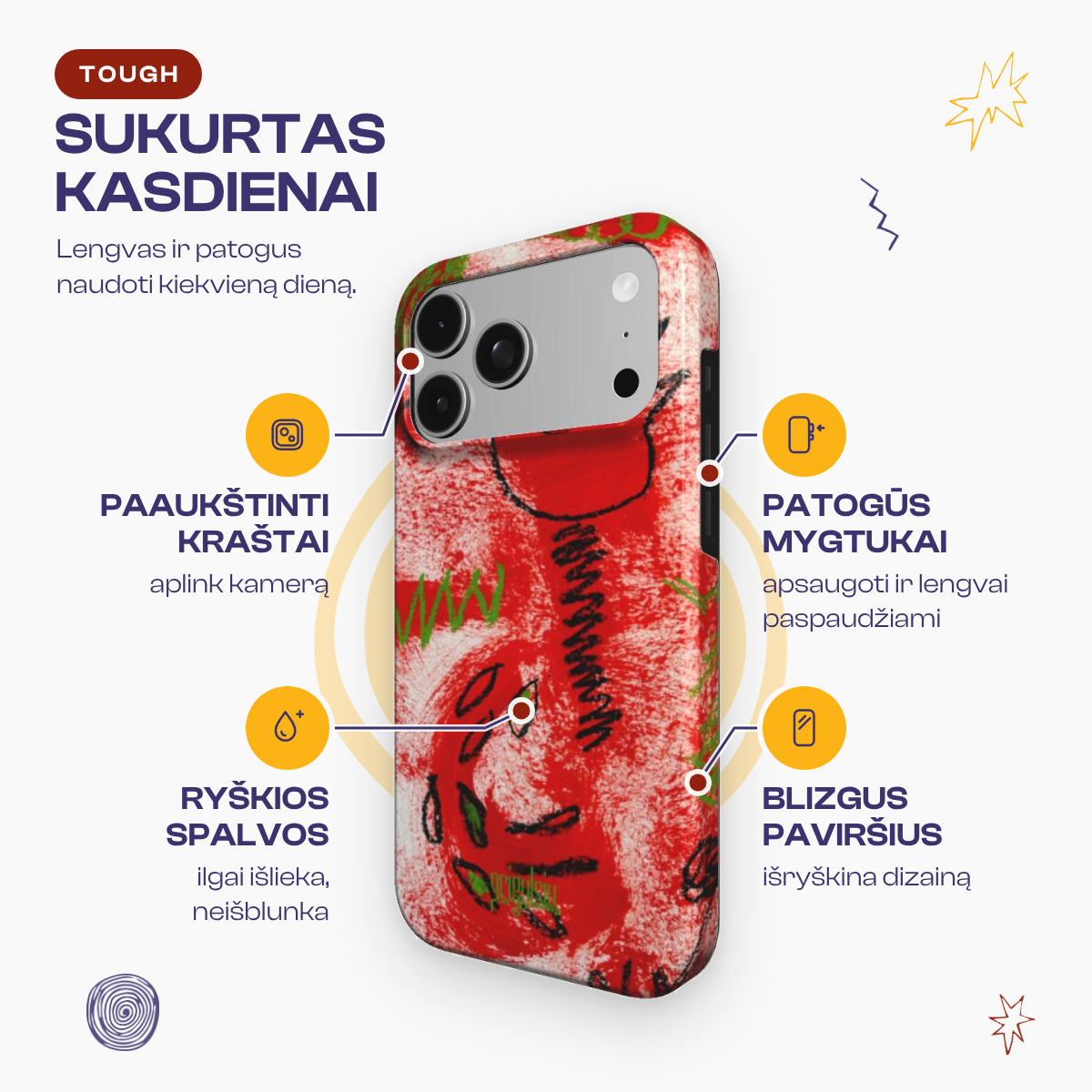 DAMN ROOSTER - Tough Phone Case