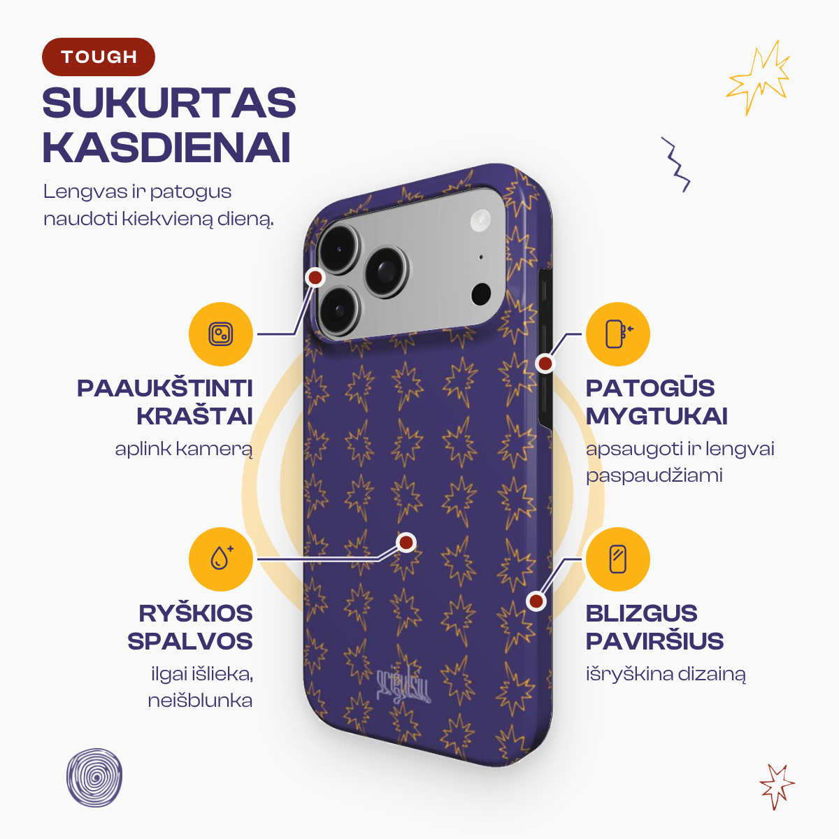 I AM A STAR - Tough Phone Case