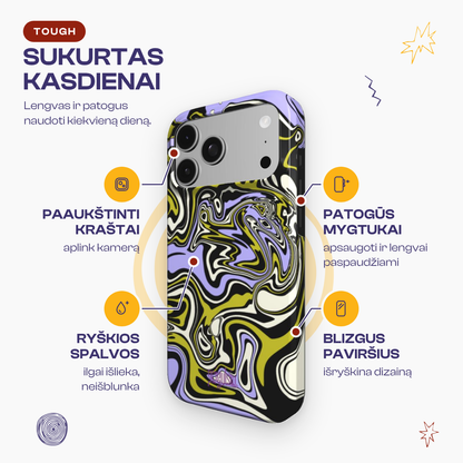 HYPNOSIS - Tough Phone Case colour