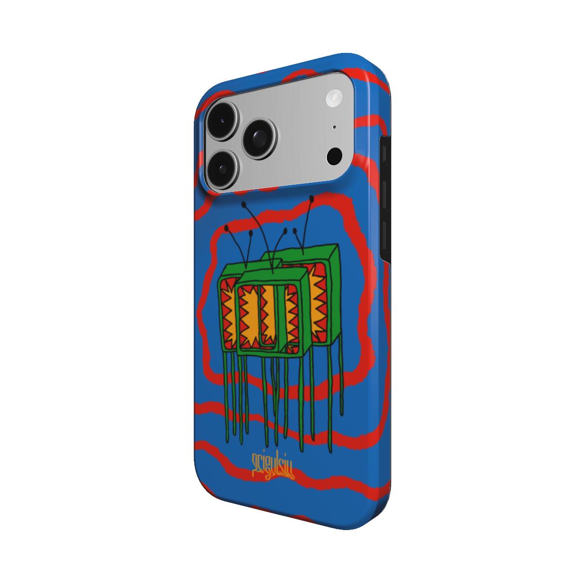 DON'T TOUCH MY TV - MagSafe Tough Phone Case