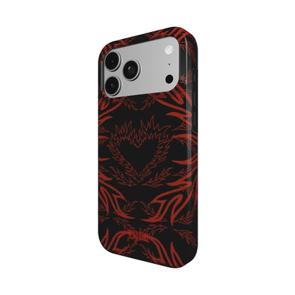 MORE - MagSafe Tough Phone Case black & red
