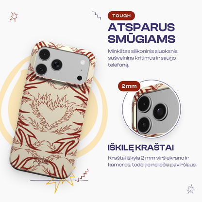 MORE - Tough Phone Case beige