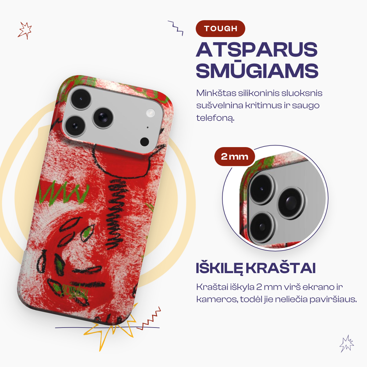DAMN ROOSTER - Tough Phone Case
