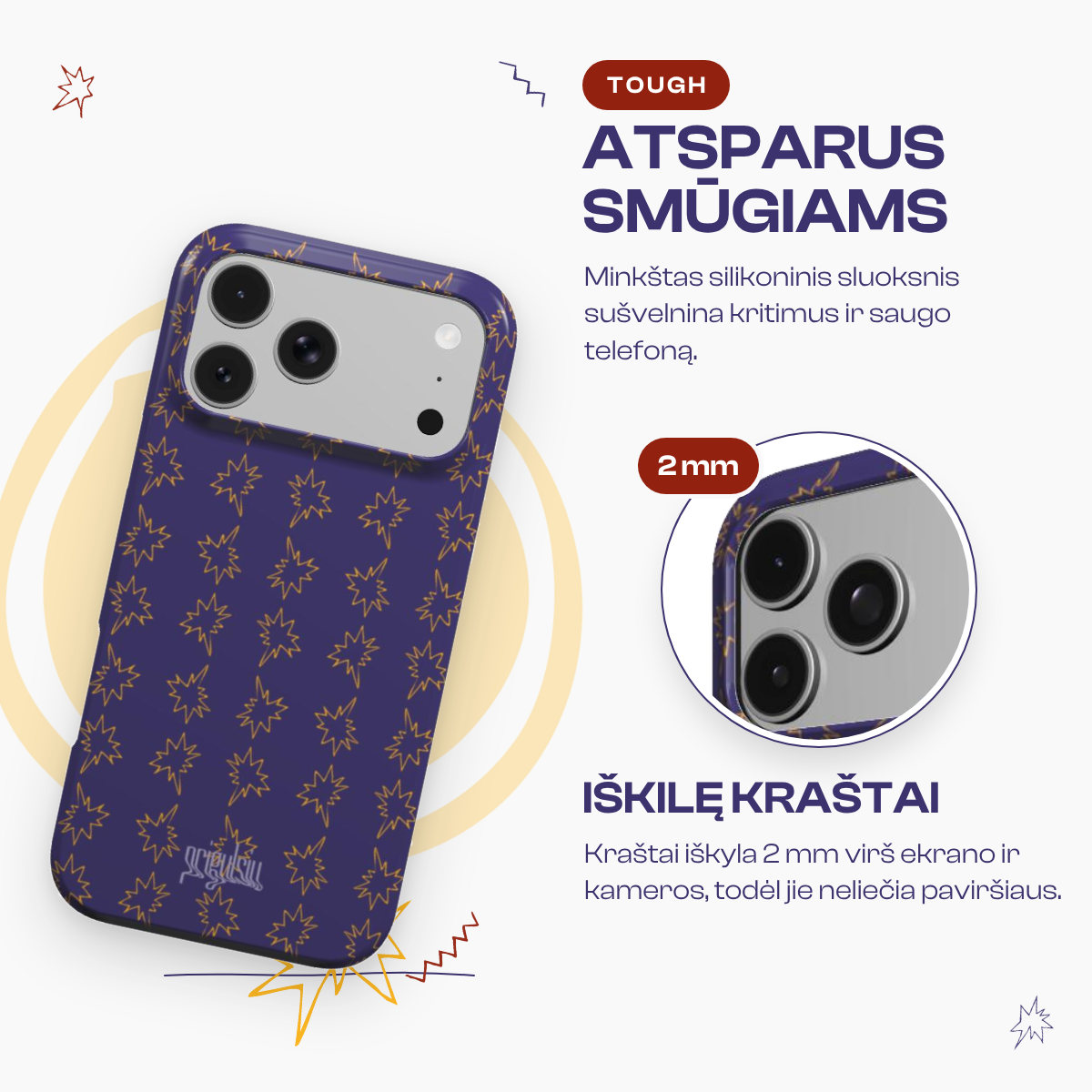 I AM A STAR - Tough Phone Case