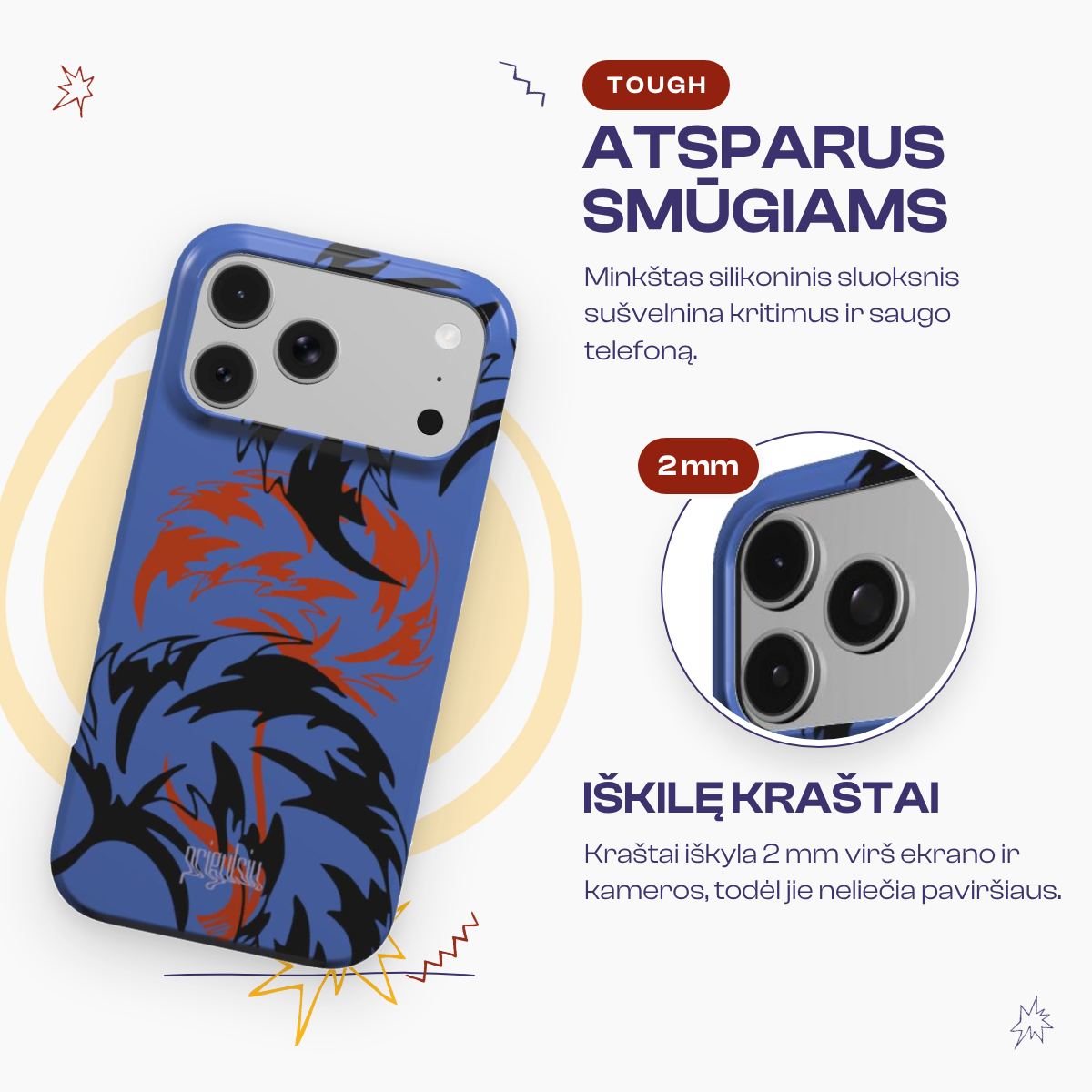 FOLLOW MY TAIL - Tough Phone Case