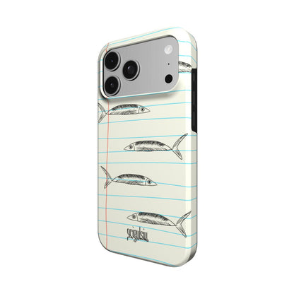 TAKE NOTES, SARDINE - Tough Phone Case