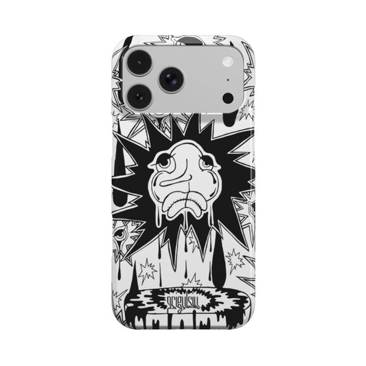 CROCODILE TEARS - Snap Phone Case black & white