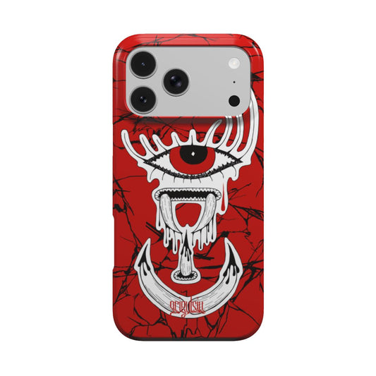 CRYING IN RED - Tough Phone Case