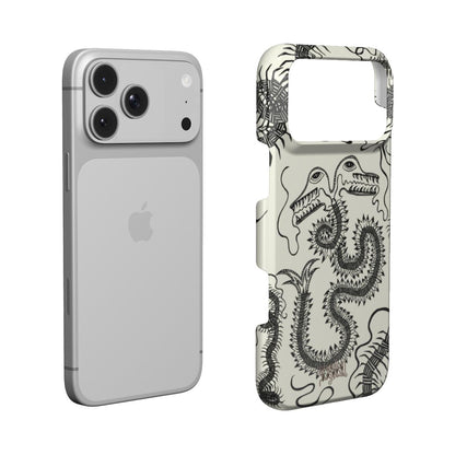 BUG FISH - Snap Phone Case black & white