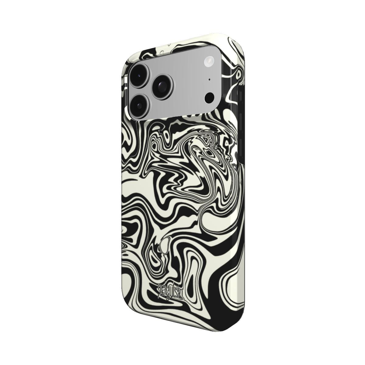 HYPNOSIS - MagSafe Tough Phone Case black & white