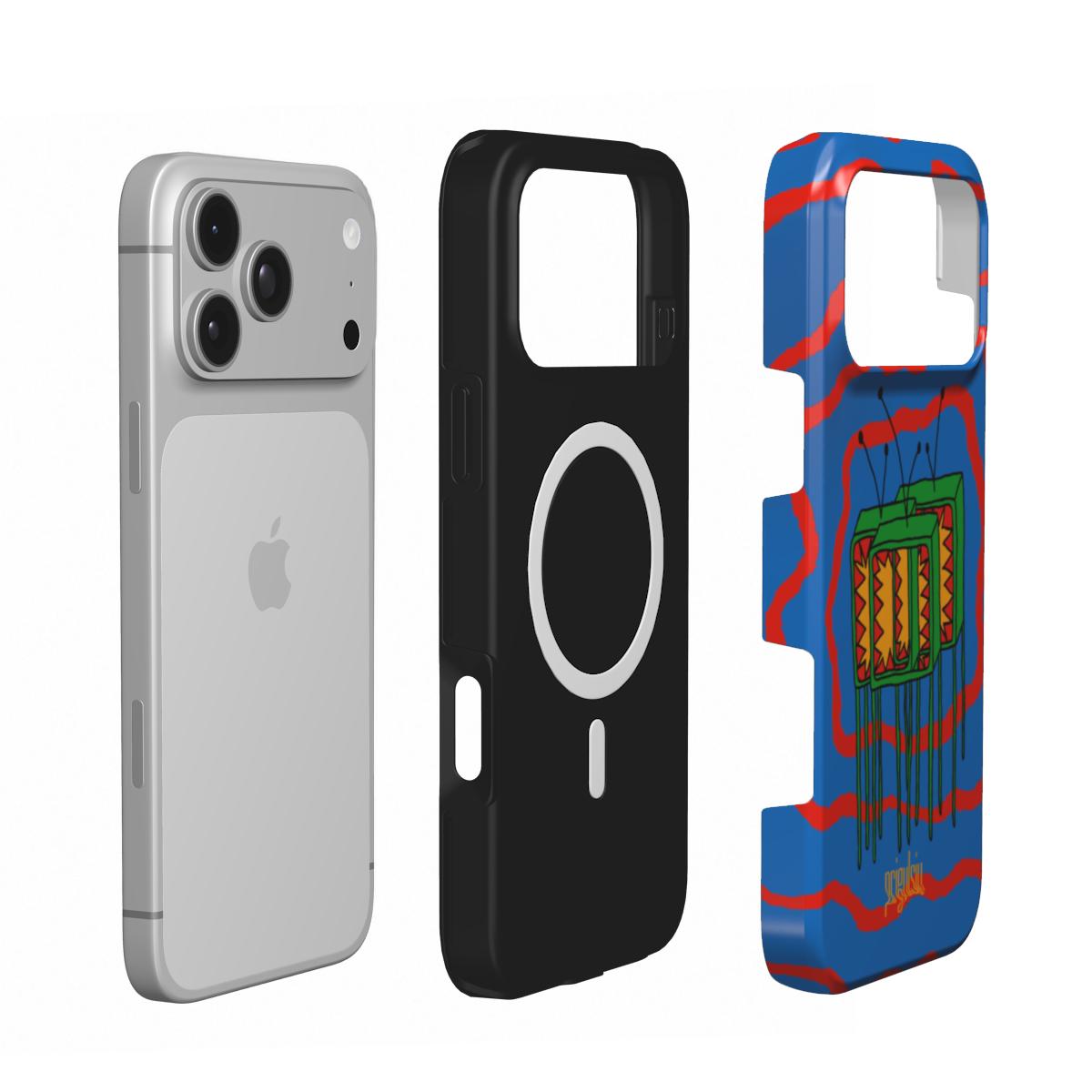 DON'T TOUCH MY TV - MagSafe Tough Phone Case