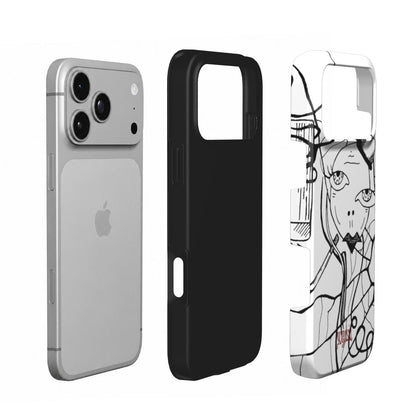 CIGS & CHICKS - Tough Phone Case black & white
