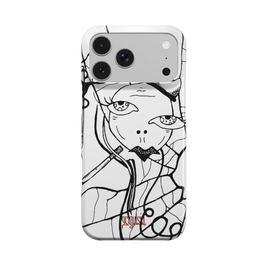 CIGS & CHICKS - Snap Phone Case black & white
