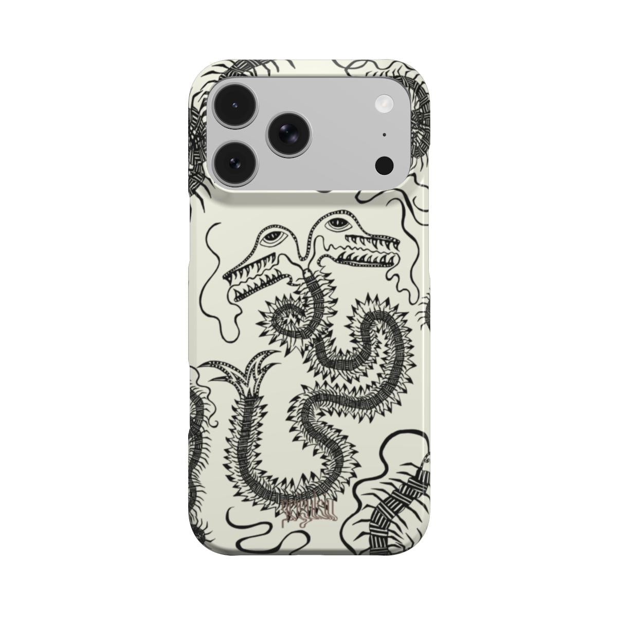 BUG FISH - Snap Phone Case black & white