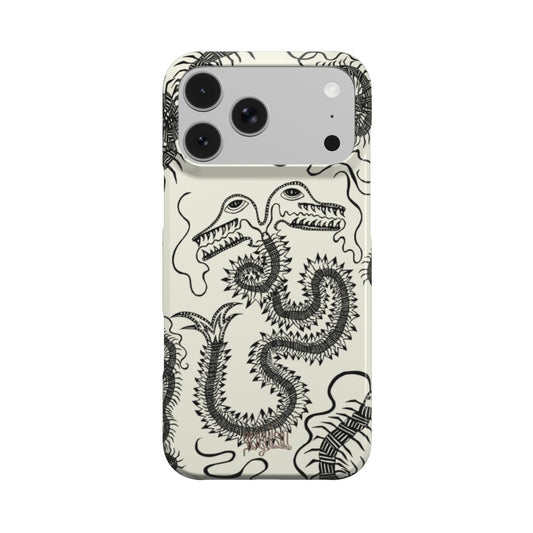 BUG FISH - Snap Phone Case black & white