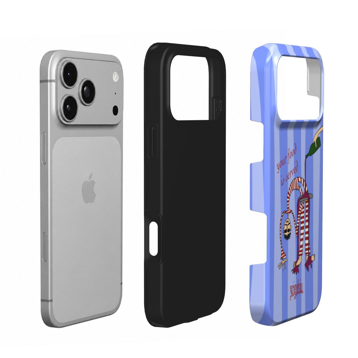 YOUR FOOD IS SERVED - Tough Phone Case
