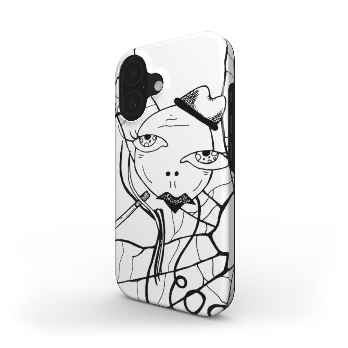 CIGS & CHICKS - MagSafe Tough Phone Case white & black