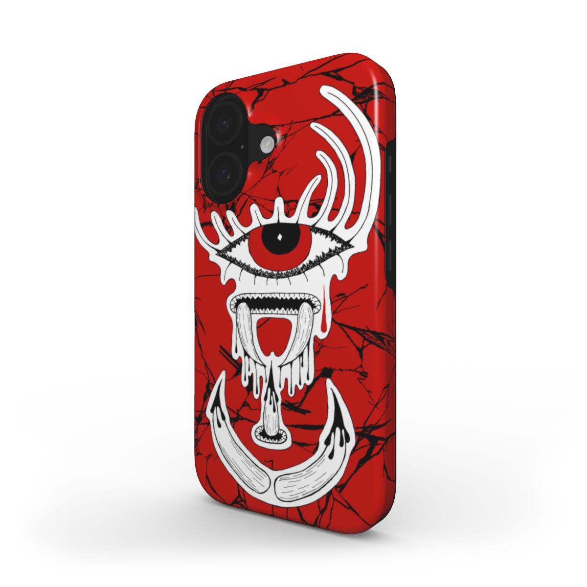 CRYING IN RED - Tough Phone Case