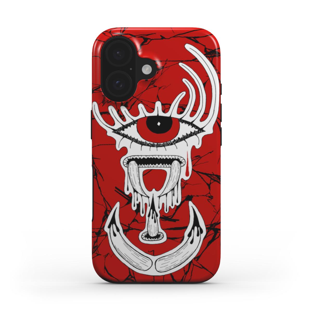 CRYING IN RED - Tough Phone Case