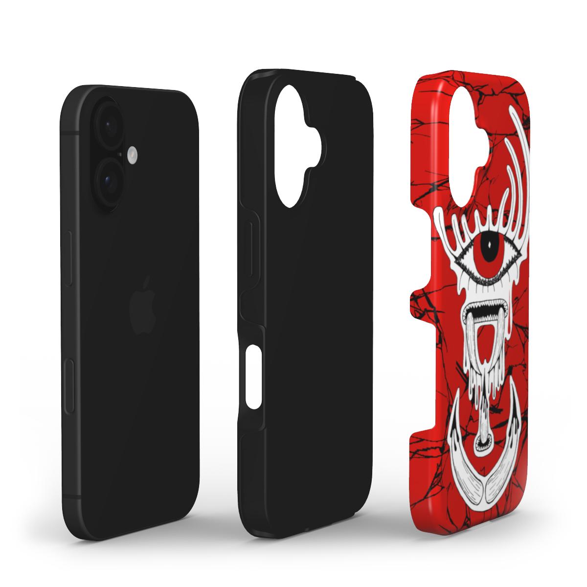 CRYING IN RED - Tough Phone Case