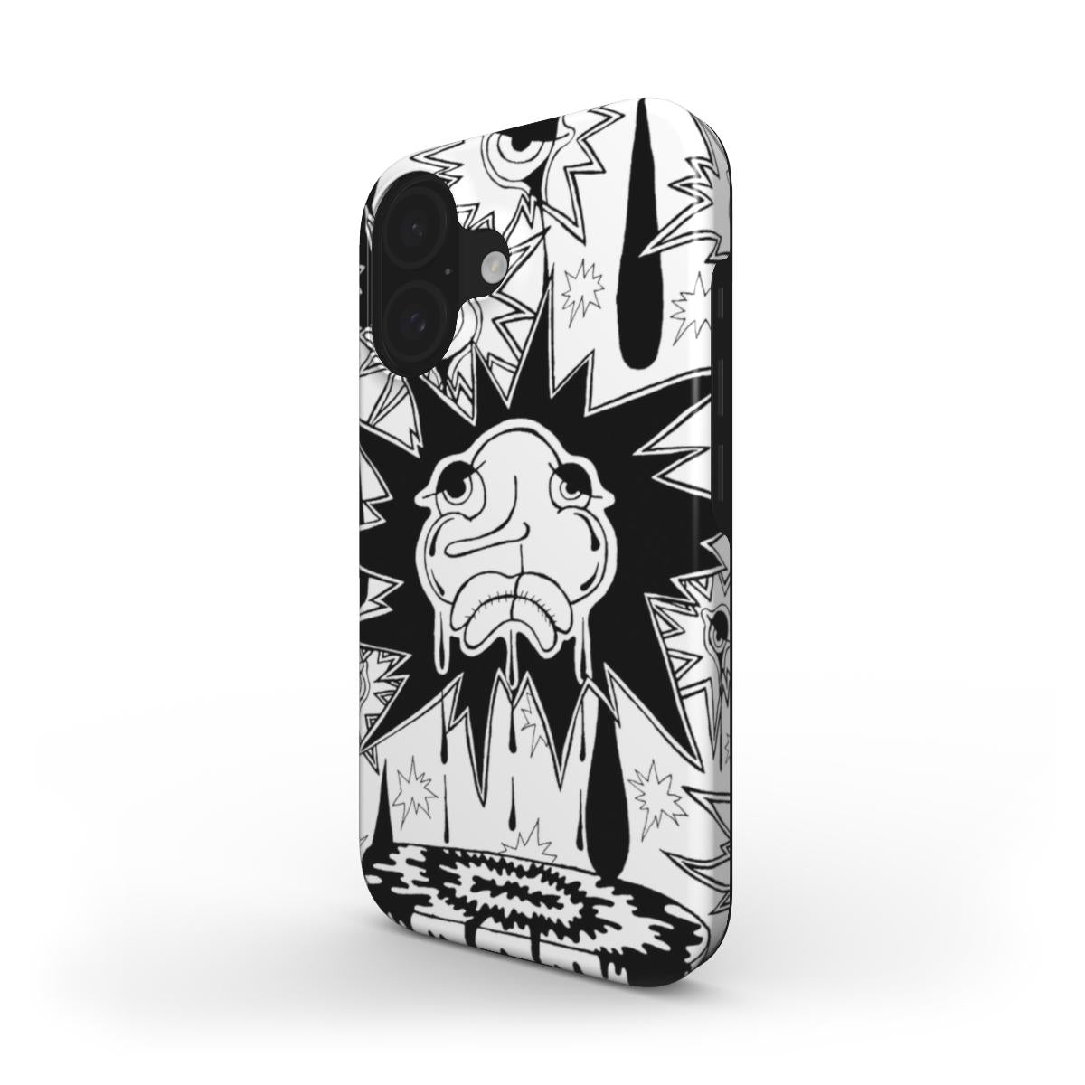 CROCODILE TEARS - MagSafe Tough Phone Case black & white