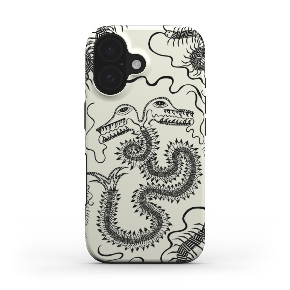 BUG FISH - Tough Phone Case black & white