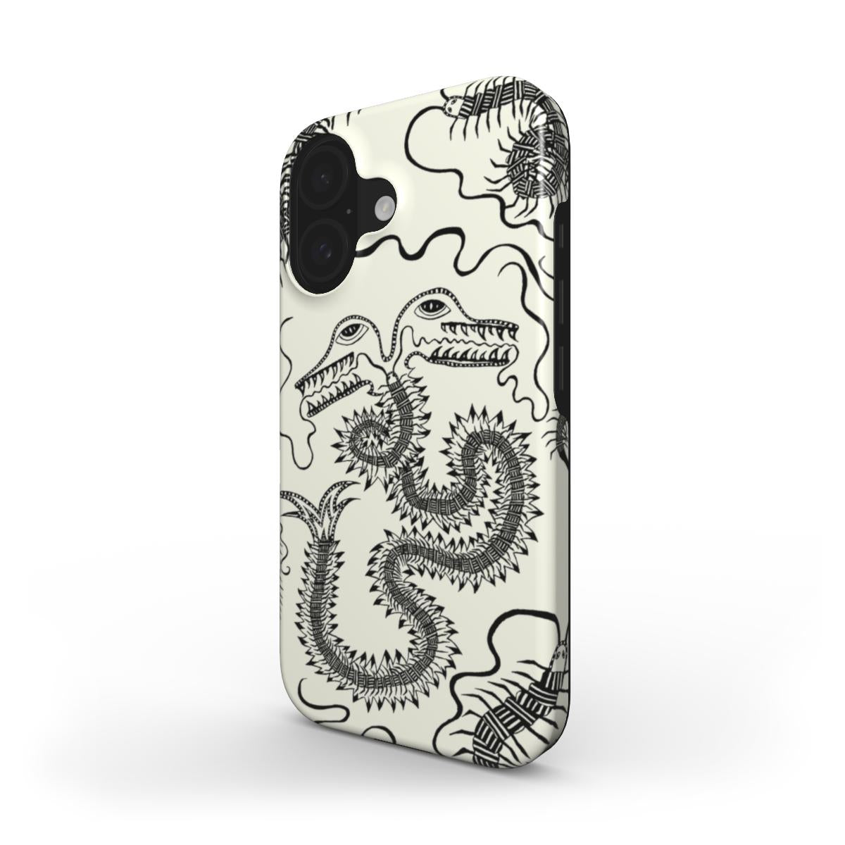 BUG FISH - Tough Phone Case black & white
