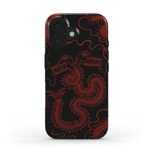 BUG FISH - Tough Phone Case black & red
