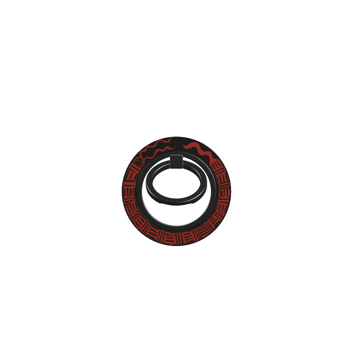 BUG FISH - Ring Holder black & red