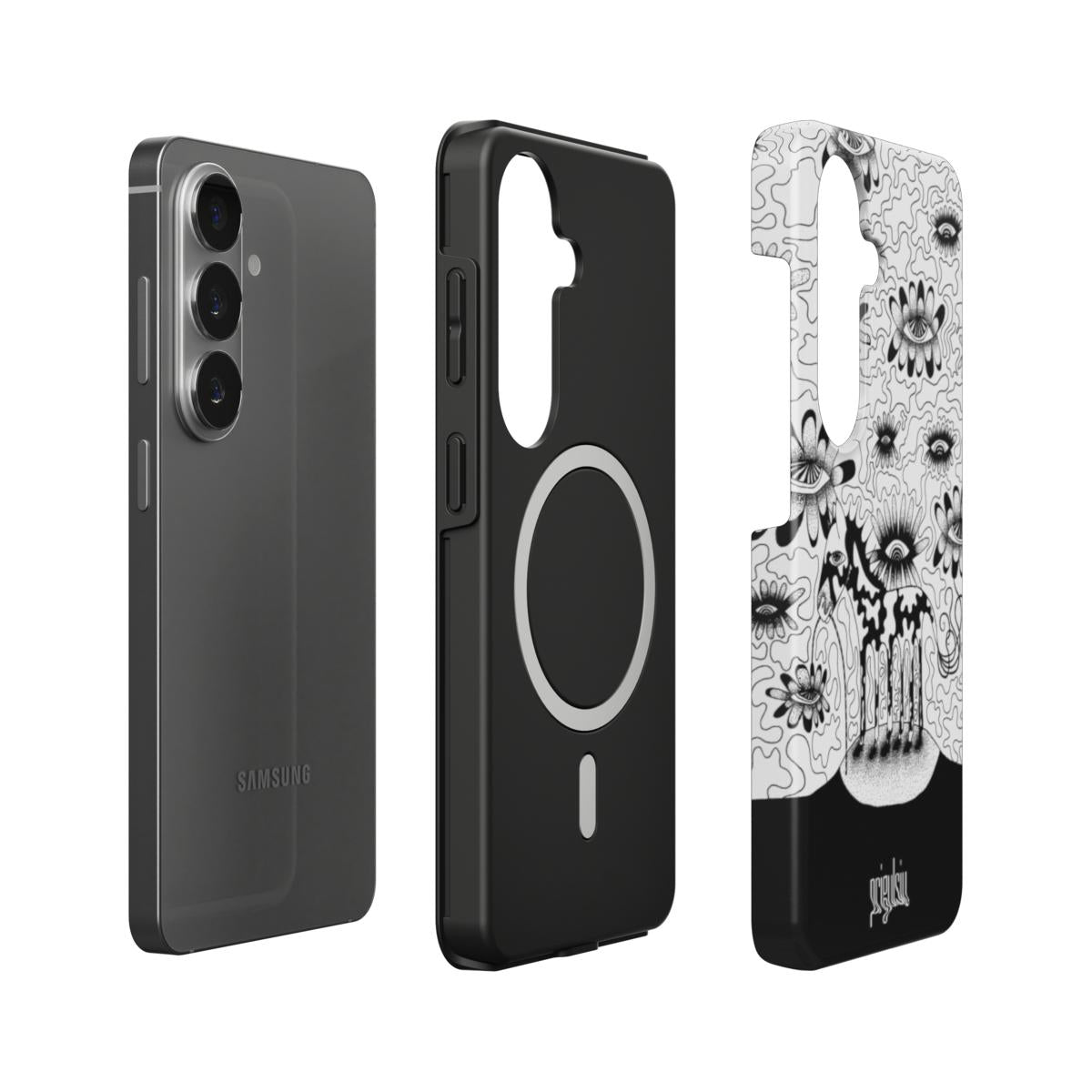 NOT ENOUGH LEGS - Magnetic Tough Phone Case black & white