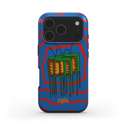 DON'T TOUCH MY TV - Tough Phone Case